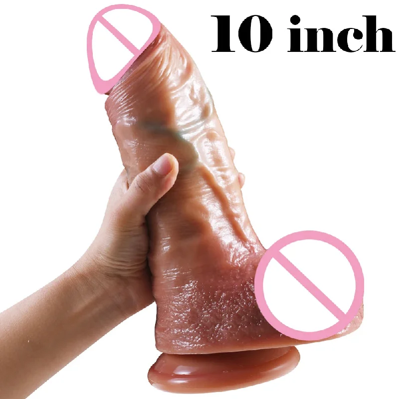 anal toys with stylish look-Huge Realistic Dildo Butt Plug - Big Girth Monster Dildos G Spot Prostate Anal Toy