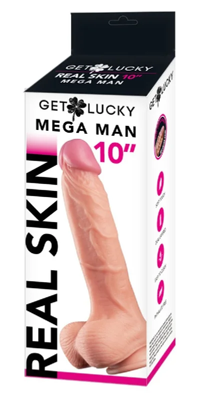 penis-discomfort-relief-fast-Get Lucky Inch Mega Man Dildo