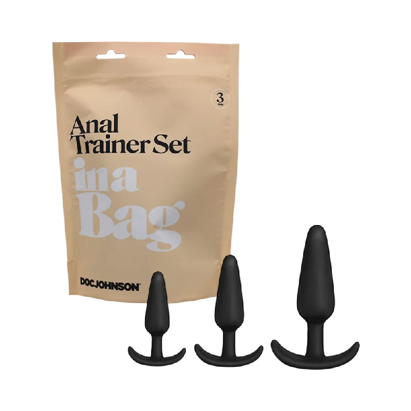 anal toys with cushioned base-Doc Johnson Anal Trainer Set In A Bag