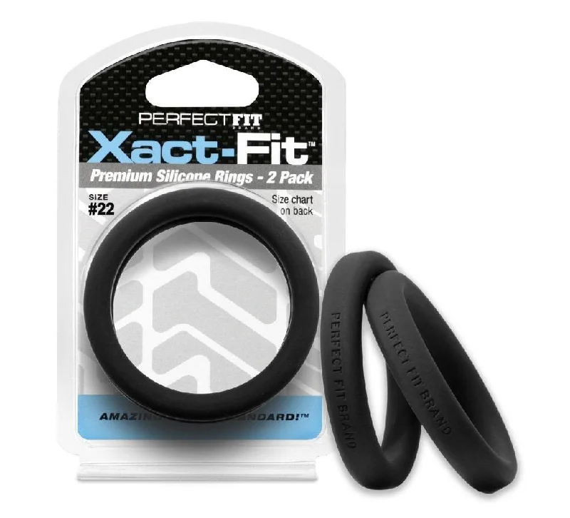 anal toys for discreet relaxation-Xact-Fit #22 2.2in 2 Pk