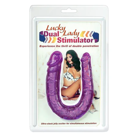 penis-care-for-active-men-Pipedream Fetish Fantasy Series Lucky Lady Dual Stimulator 12 in. Double Dildo Purple