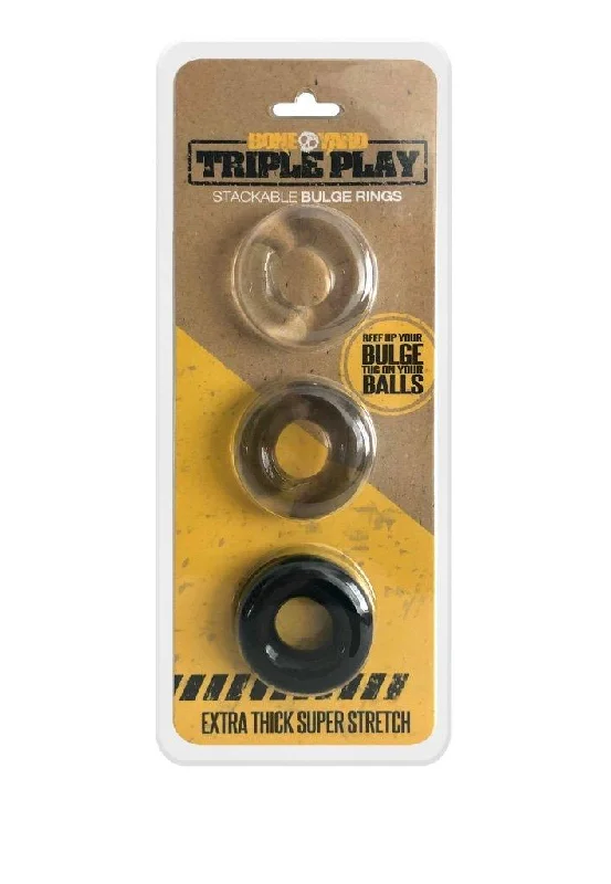 anal toys with fun vibes-Triple Play Cock Ring