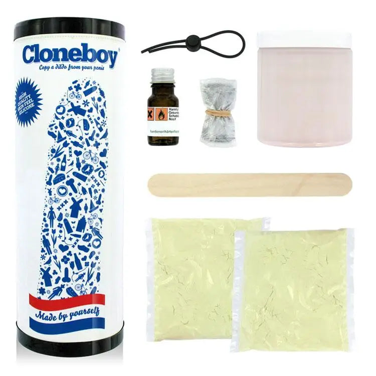 cock ring striking texture-Cloneboy Edition Nude Silicone Penis Moulding Kit