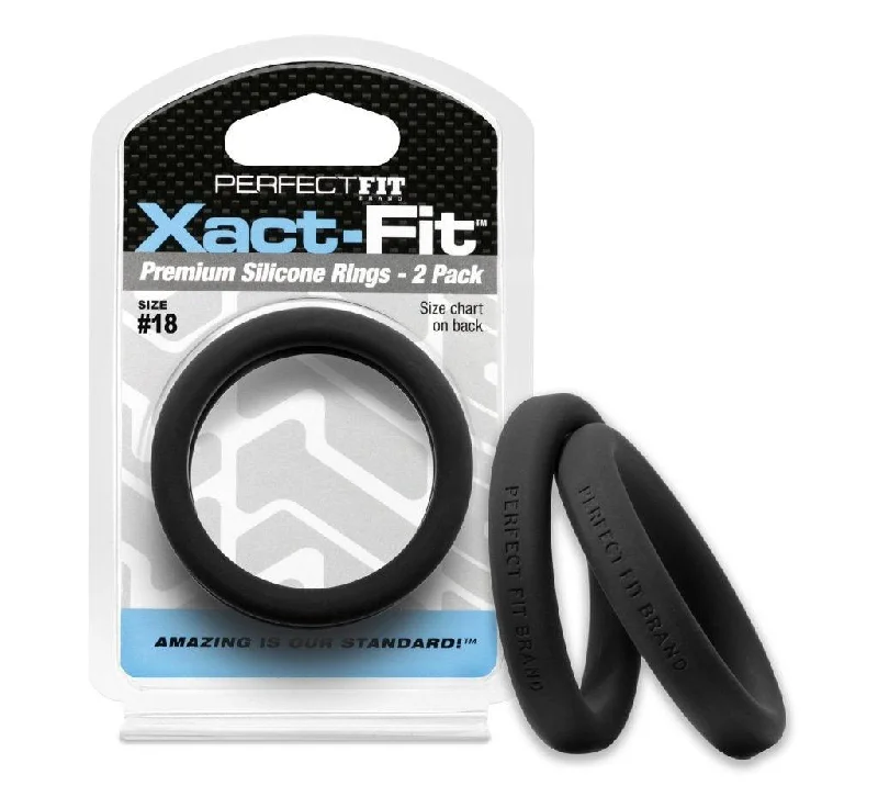 anal toys for starter relaxation-Xact-Fit #18 1.8in 2 Pk