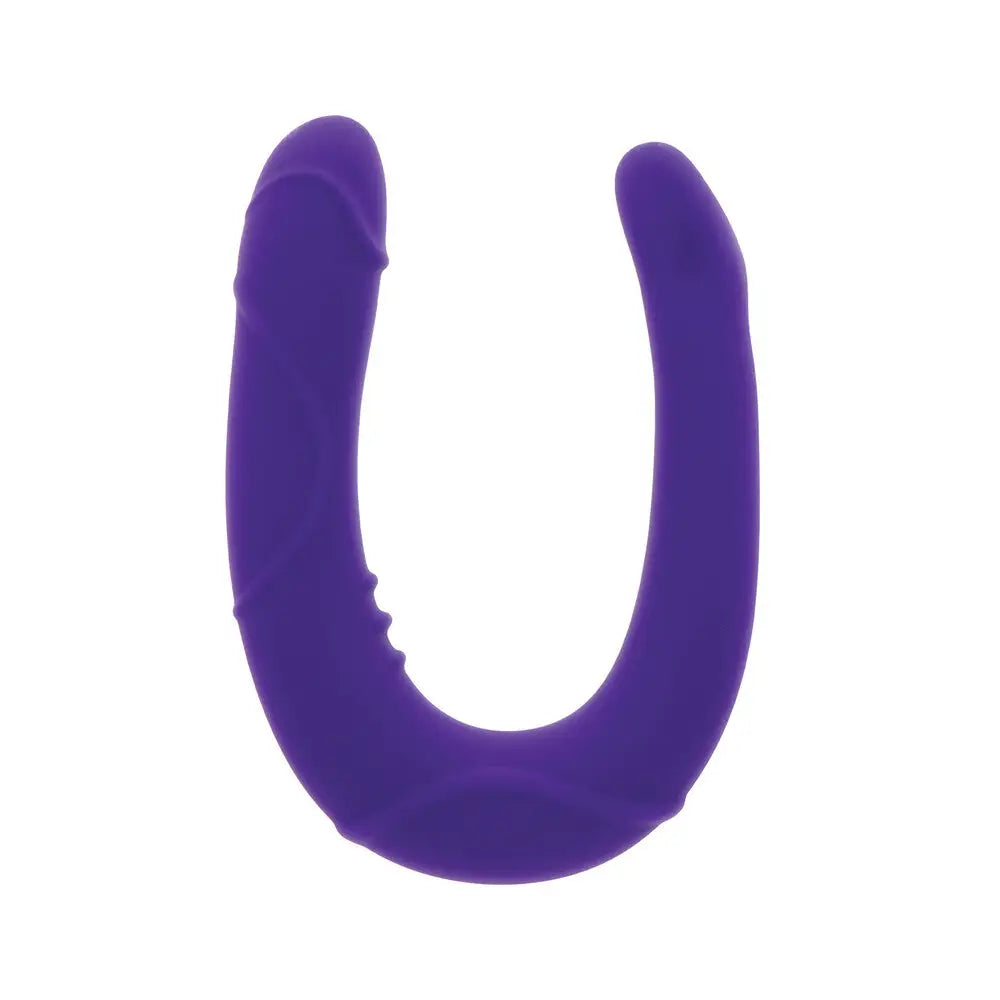 Dildo-leaking-Toyjoy Silicone Purple Realistic Double Ended Dildo with Veins