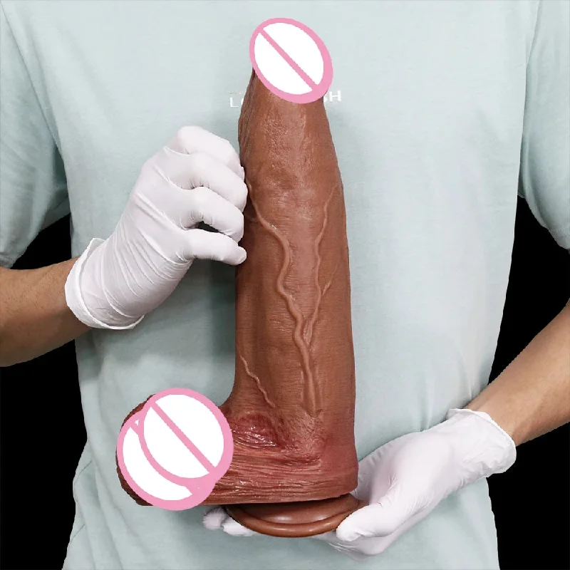 anal toys for gradual play-Realistic Huge Anal Dildo Female Sex Toys- Big Giant Silicone Dildos Butt Plug