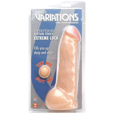 penis-vitamin-deficiency-treatments-Cyberskin Variations Extreme Cock 9.5-inch