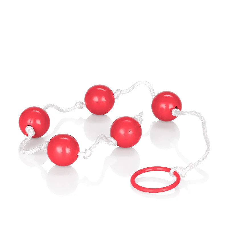 anal toys with silky finish-Anal Beads - Medium