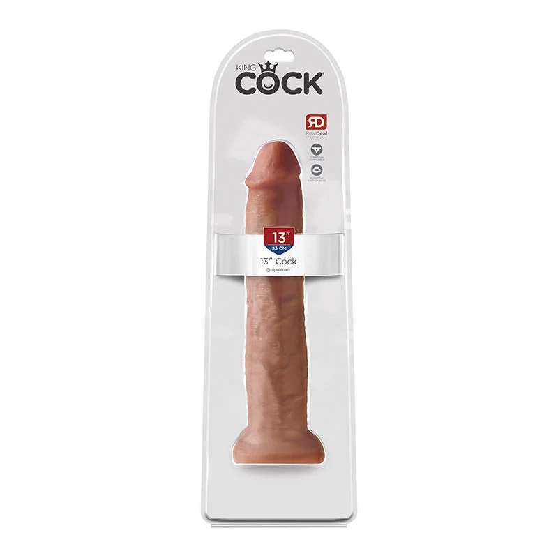 cock ring deluxe comfort-King Cock 13in Cock Tan