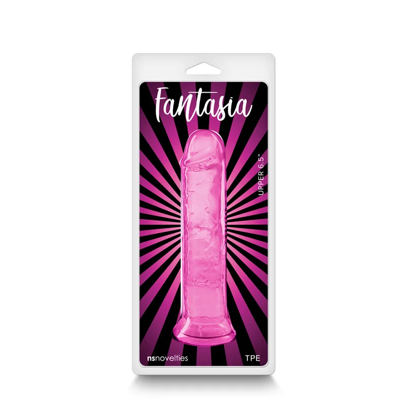 Dildo-bleached-Fantasia Upper 6.5 In. Jelly Dildo Pink