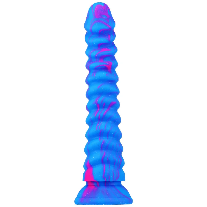 Dildo-thumping-8.5 Inch Dragon Scale Silicone Dildo