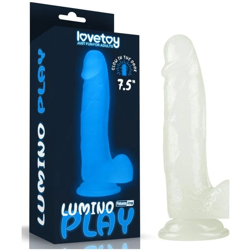 anal toys with secure grip-Lumino Play Dildo 7.5in