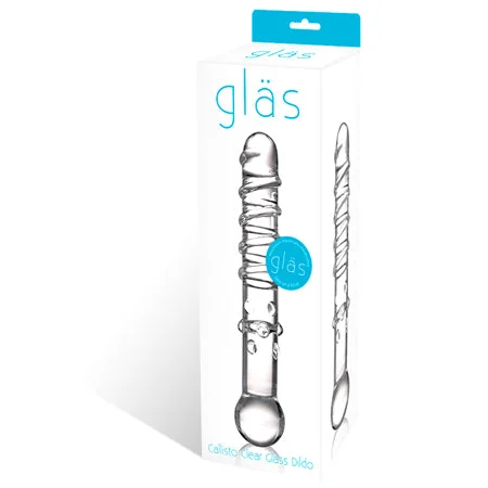 penis-care-products-safe-Glas 7 in. Callisto Clear Glass Dildo