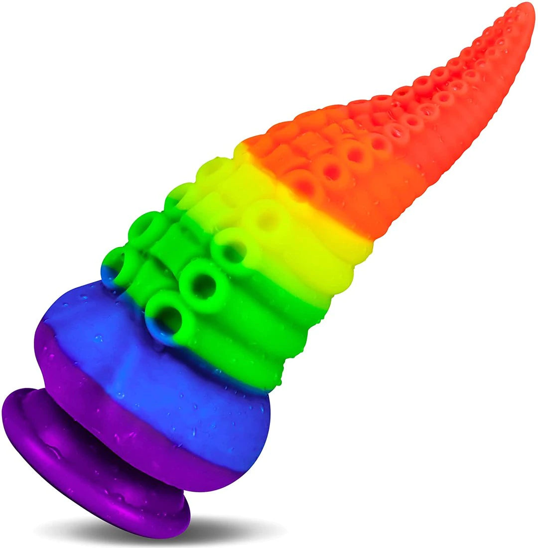 Penis-charged-FANTASY DILDO HUGE DILDO- TENTACLE-COLORFUL