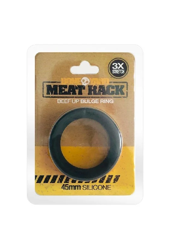 anal toys for sensual bliss-Meat Rack Cock Ring Black