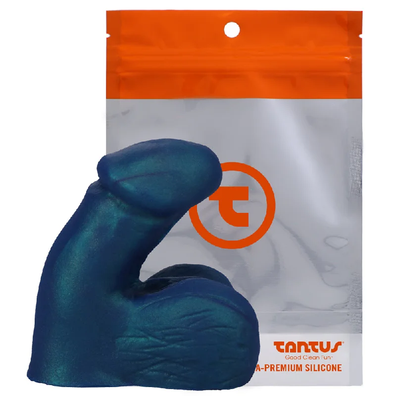 cock ring added comfort-Tantus On The Go Silicone Packer Super Soft Malachite