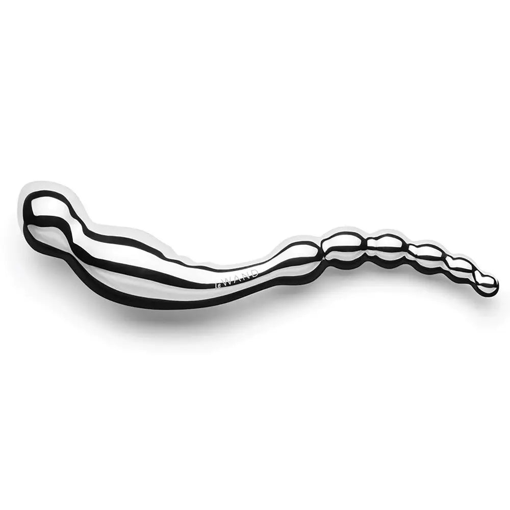 Dildo-smudged-8.46-inch Le Wand Stainless-steel Silver Double Ended Dildo