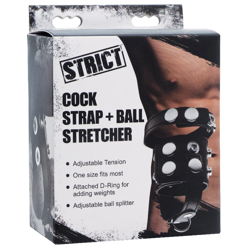 cock ring tough texture-Cock Strap and Ball Stretcher