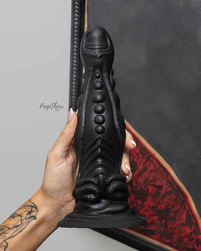 penis-discomfort-during-exercise-Monster Dong The Colossus 9.75" Fantasy Silicone Dildo