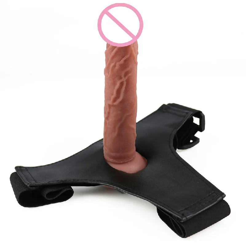 anal toys for intimate vibes-Strapless Strapon Dildo Anal Prostate Massager - Realistic Dildos Lesbian Couple Sex Toys