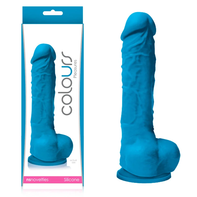 penis-moisturizer-reviews-natural-Colours Pleasures Dong 5 inches Blue Dildo