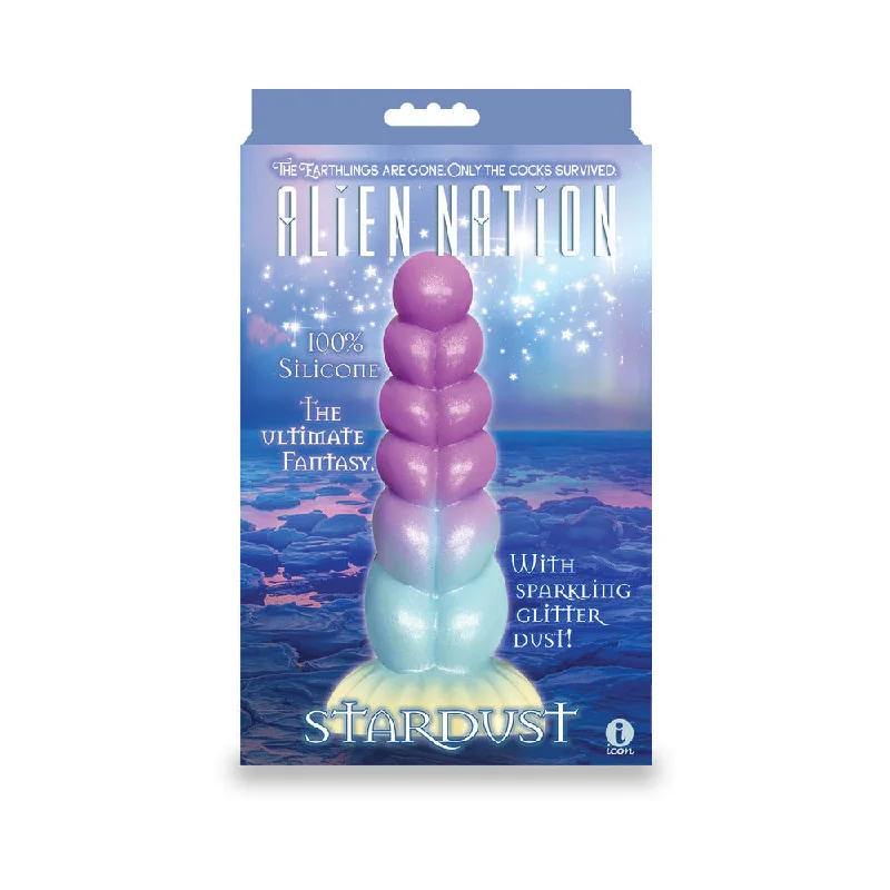 penis-stretching-results-real-AlienNation Stardust 8.3 in. Silicone Dildo