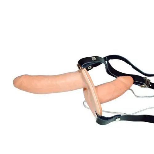 Penis-parched-You2toys Multi-speed Vibrating Double-ended Strap-on Dildo with Harness