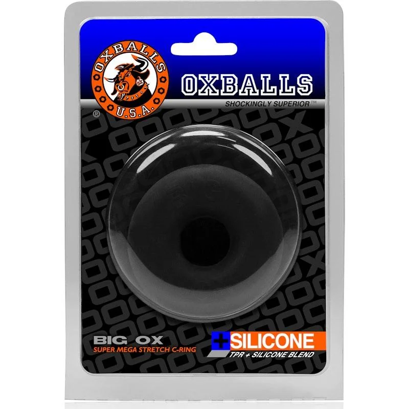 anal toys for playful excitement-Big Ox Cockring Black Ice