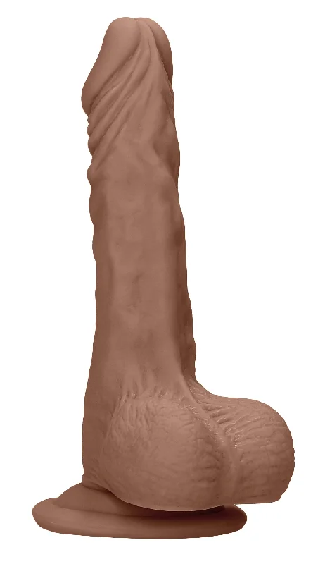 penis-pain-solutions-natural-7 Inch Dong With Testicles - Tan