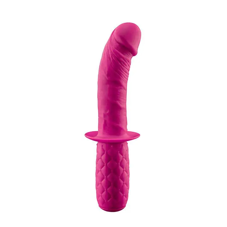 Dildo-sharp-8-inch Pink Silicone Orgasm Driver Penis Dildo