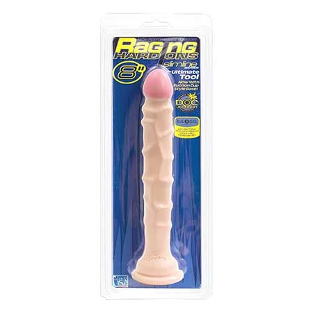 penis-nerve-sensitivity-tips-Raging H/O Slimline W/Suction 8in. Dong