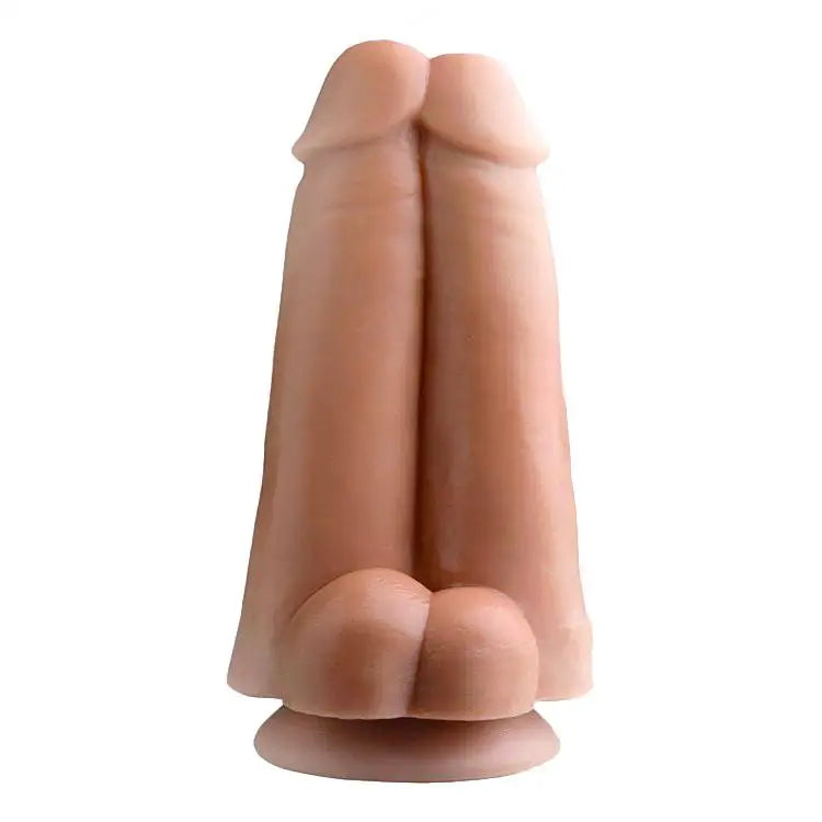 Dildo-twirling-9.25-inch Realistic Feeel Nude Huge Penis Dildo with Suction Cup