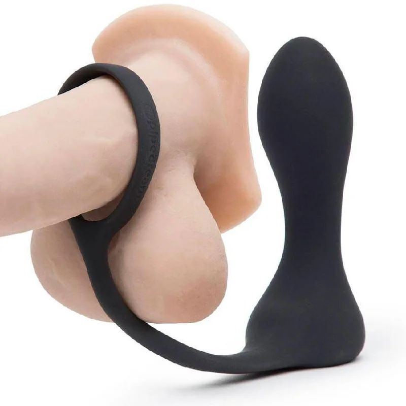 anal toys for erotic vibes-Rechargeable Ass-Gasm Pro Silicone Anal Plug Cock Ring by Anal Fantasy