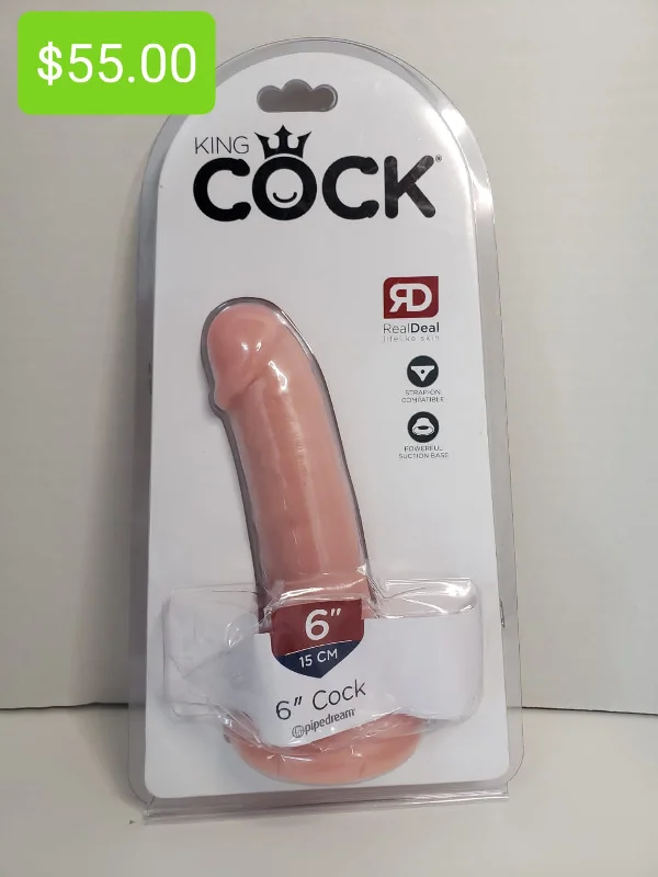 cock ring edgy style-King Cock 6 inch Cock