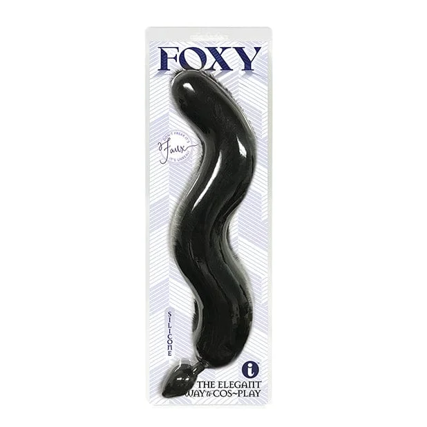 strappy satin teddy-Icon Brands - Foxy Fox Tail Silicone Butt Plug