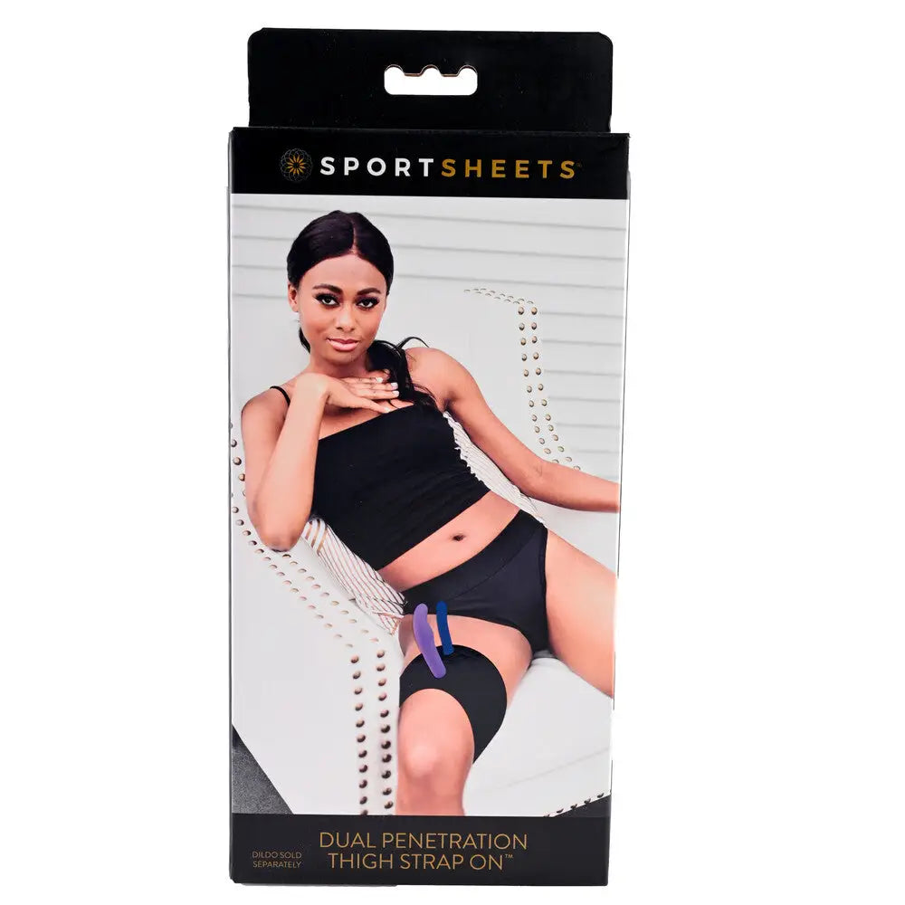 Dildo-sharpening-Sportsheets Dual Penetration Strap on Harnesses with Dildo for Her