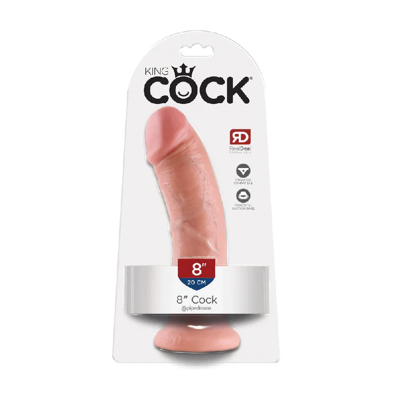 cock ring sensation style-King Cock 8" Cock Flesh