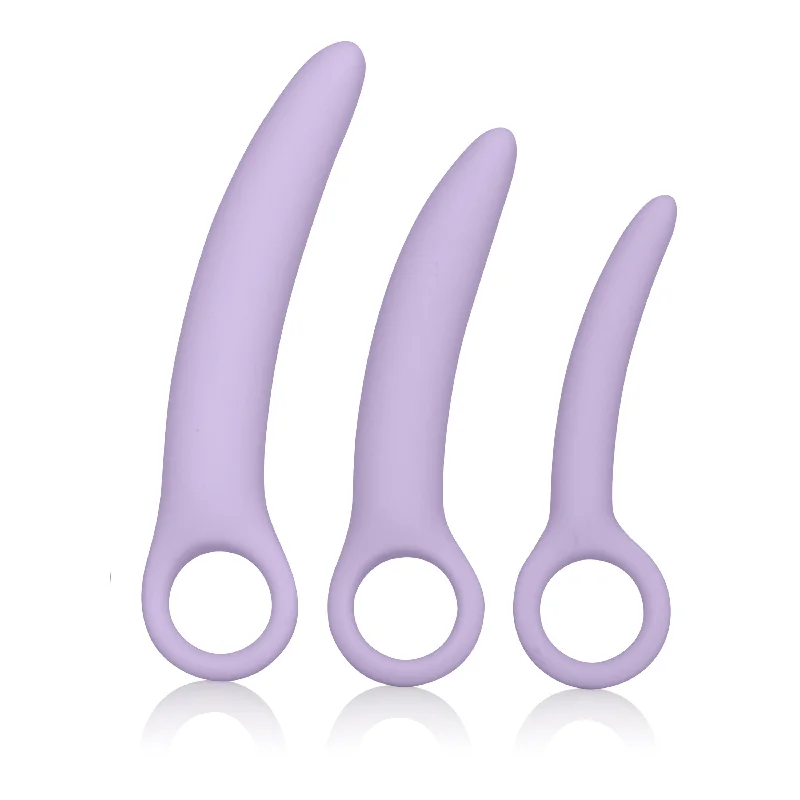 cock ring private grip-Dr. Laura Berman Alena Set of 3 Silicone Dilators