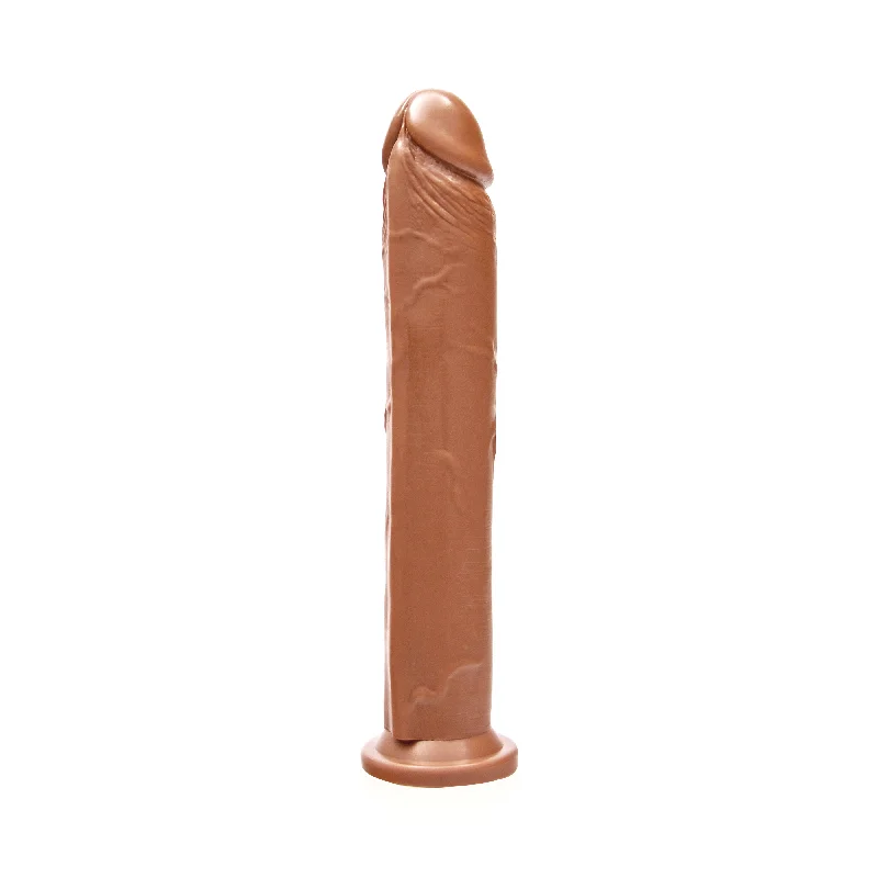 cock ring bespoke grip-Si-10518 10in COCK W/SUCTION-CARAMEL