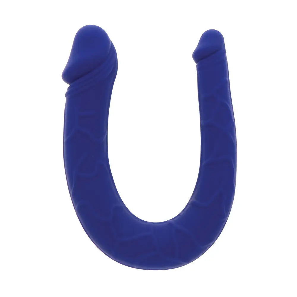 Dildo-chalky-Toyjoy Silicone Blue Realistic Double Ended Dildo