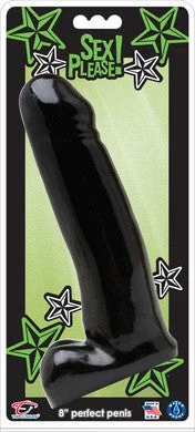 penis-surgery-pros-cons-Sex Please Perfect Penis 8-inch- Black